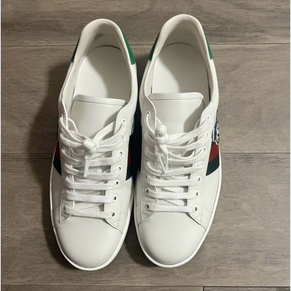 Disney X Gucci Ace ‘Donald Duck Patch’ Sneakers.
